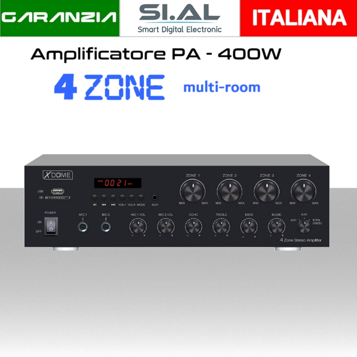 Amplificatore audio 400W