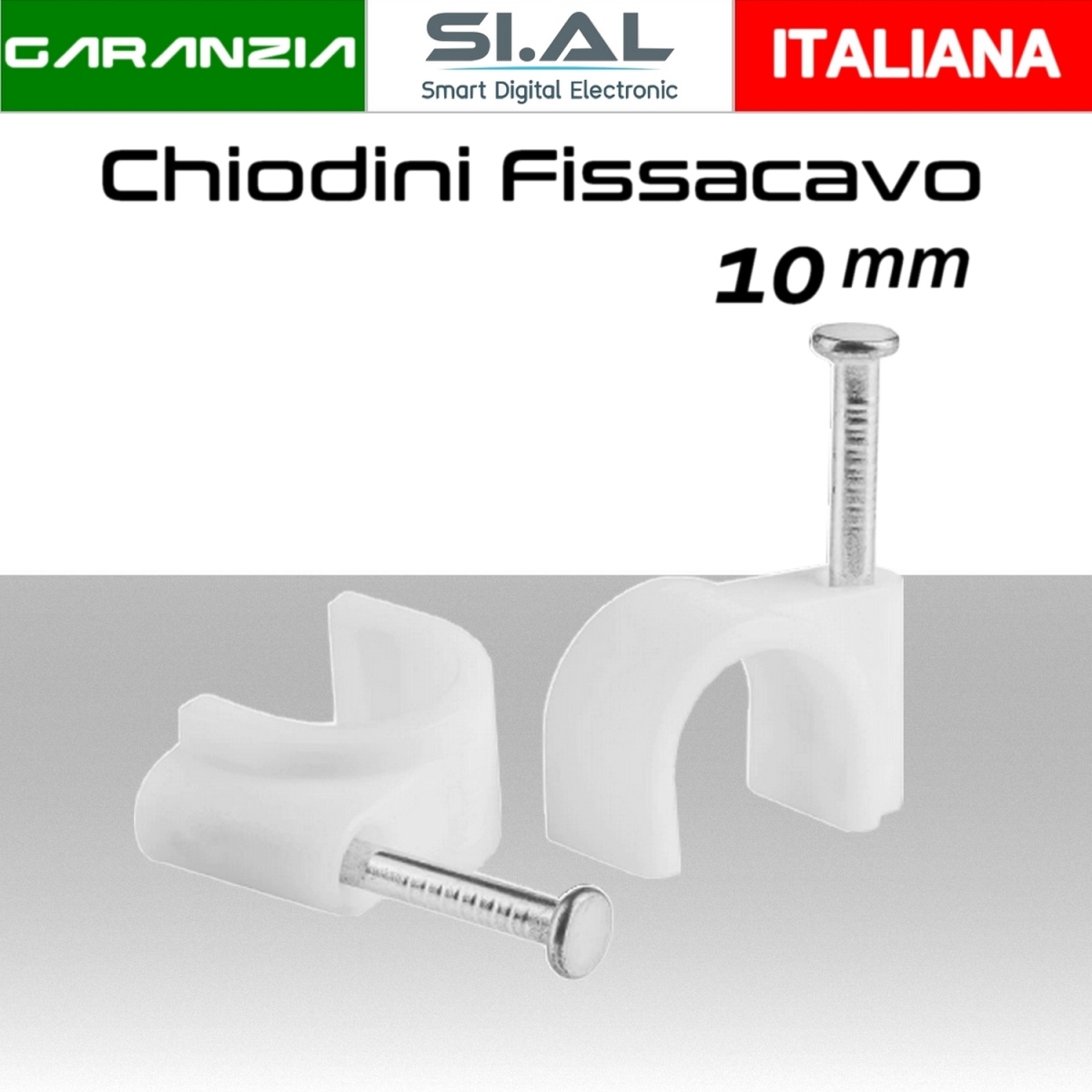 chiodini fissacavo diametro 10 mm