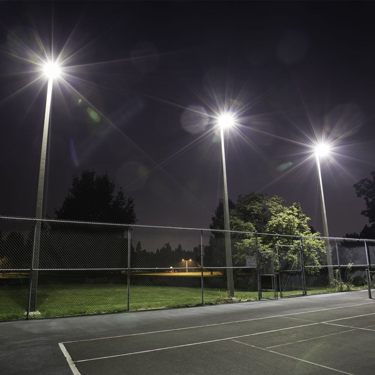Illuminazione parcheggi con fari led installazione semplificata