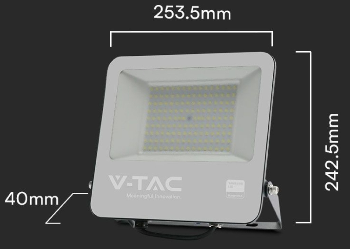 Faro illuminazione 100w dimensioni installazione veloce