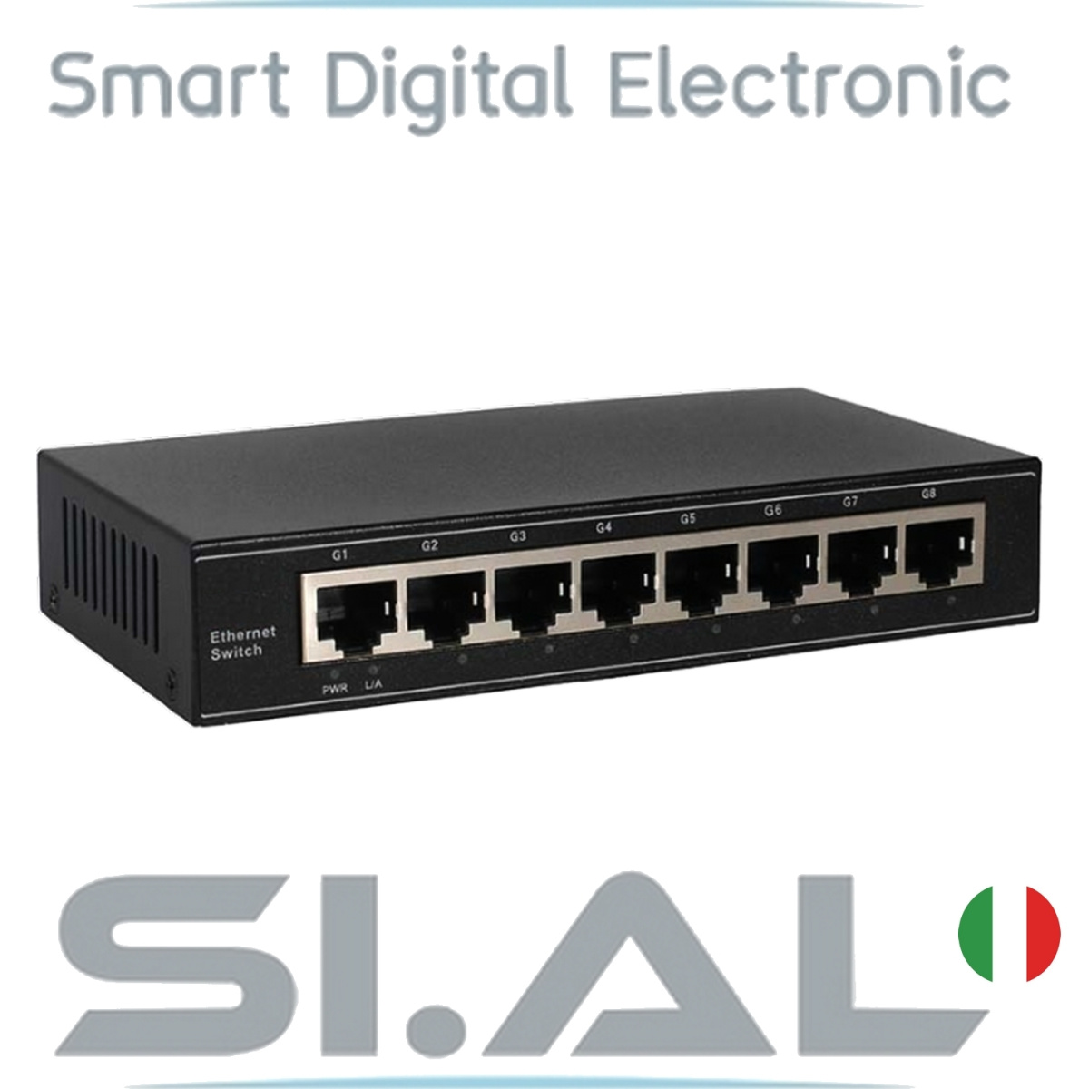 switch ethernet 8 porte gigabit H3008