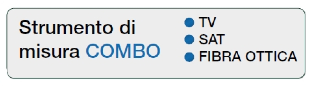Strumento combinato per impianti di antenne e parabole
