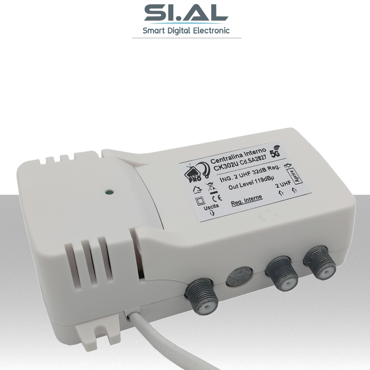 mini centralino tv 32dB autoalimentato