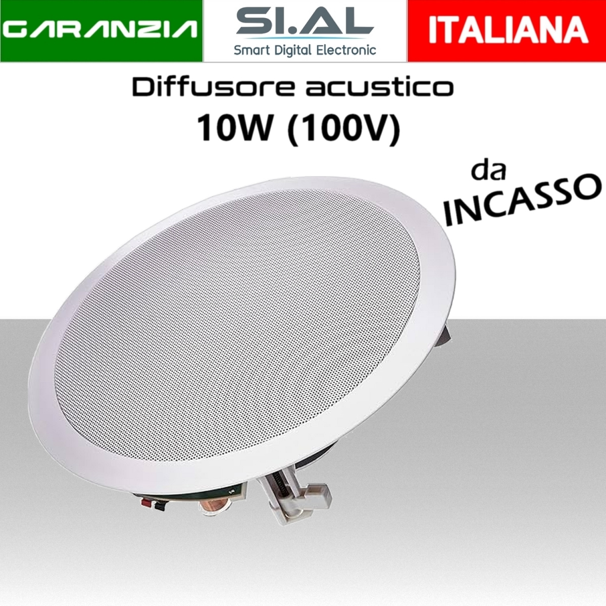 cassa tonda da incasso 100v