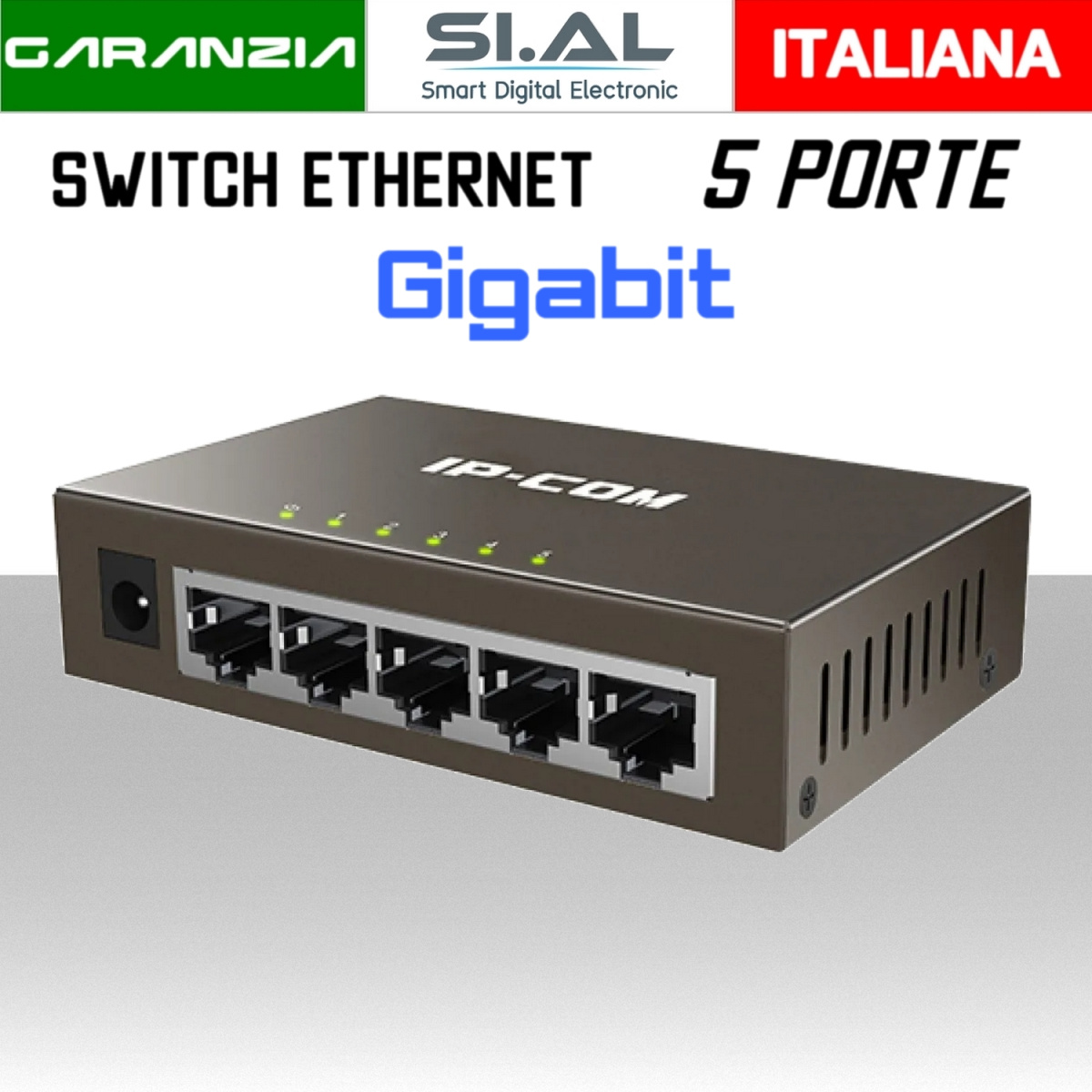 0421 switch 5 porte gigabit