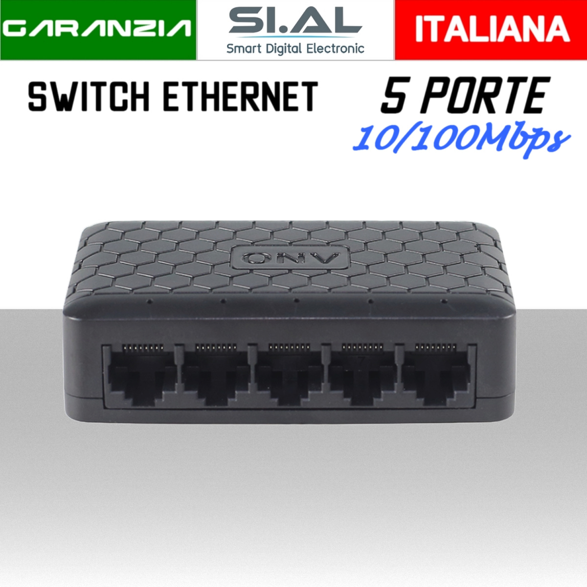 switch 5 porte ethernet