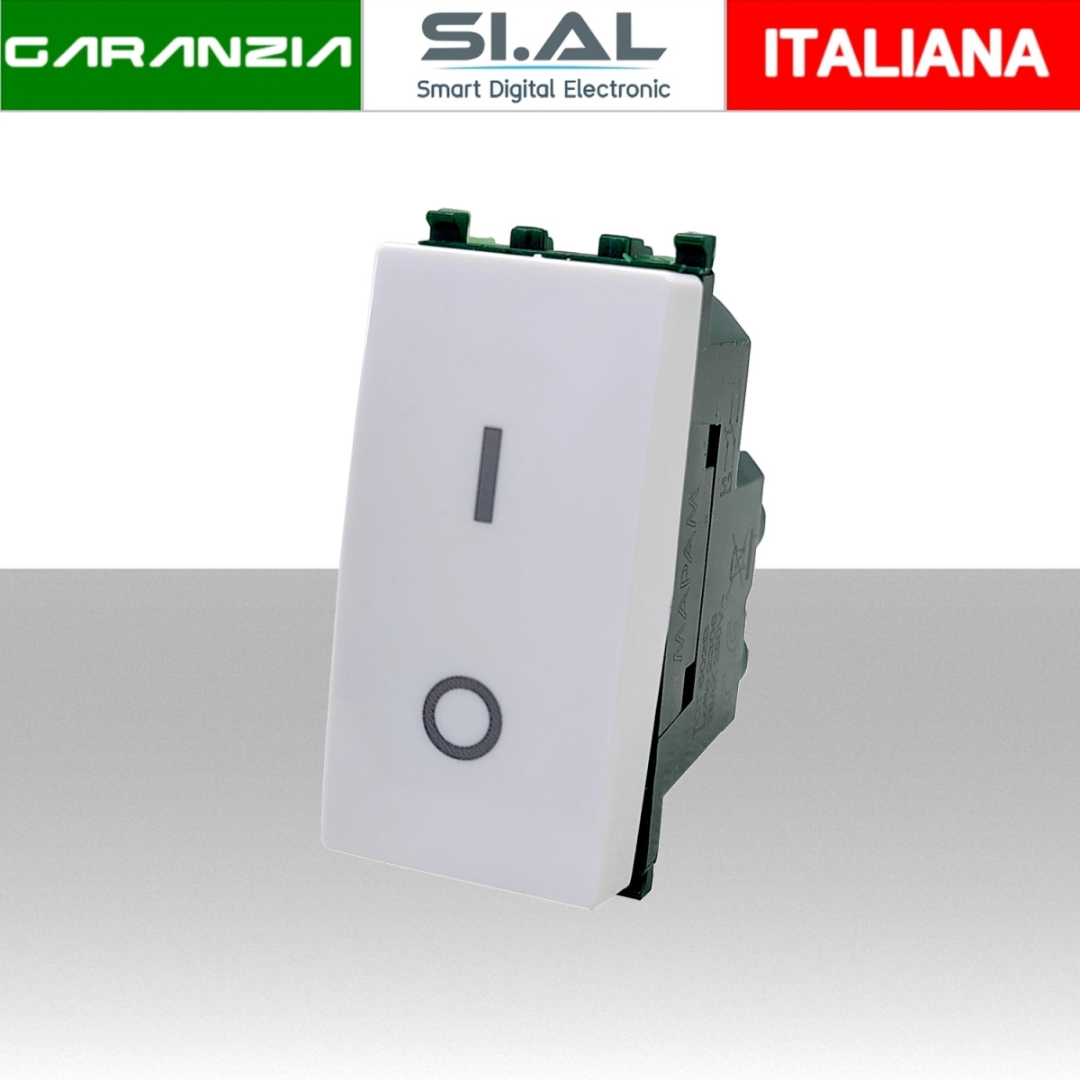 602B Pulsante bipolare 16a