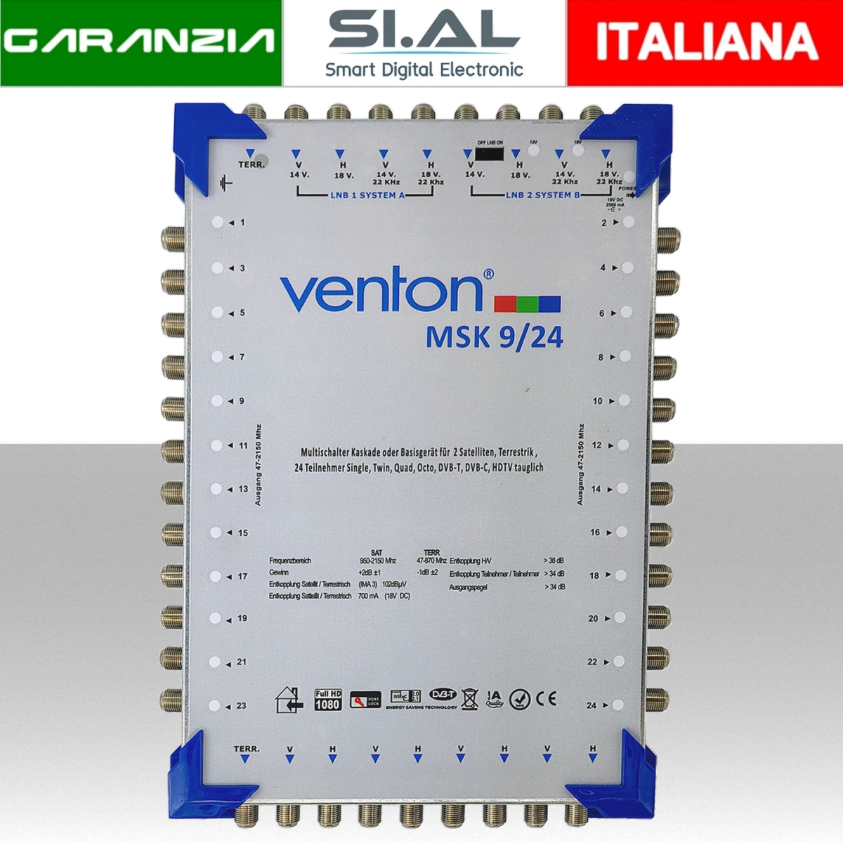 2019 Multiswitch 9/24 passante sat e terrestre