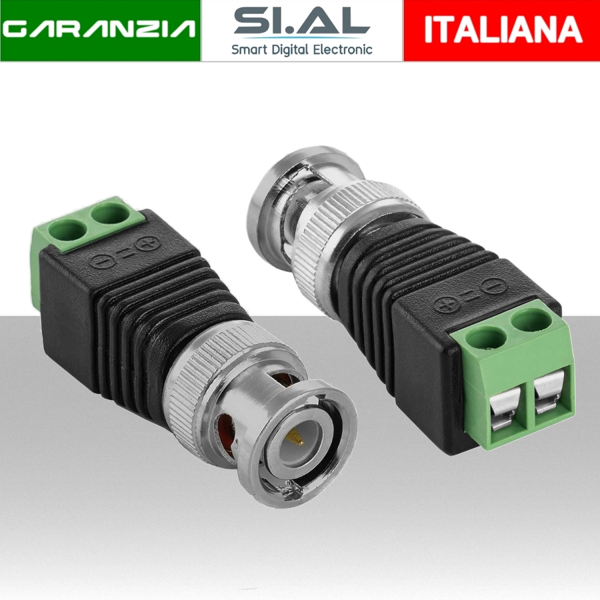 SAVA1191 connettore BNC a morsetto