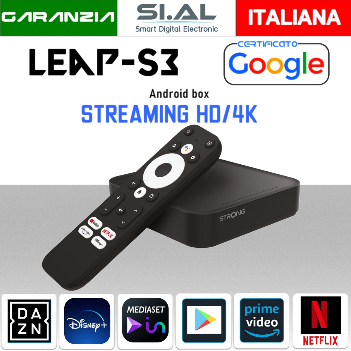 Box android STRONG LEAP-S3 NERO