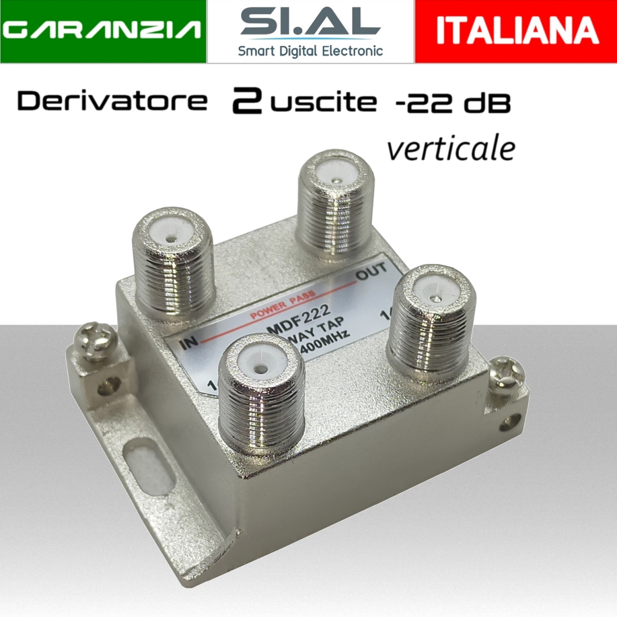 SA2496M derivatore 2 vie attenuate 22dB