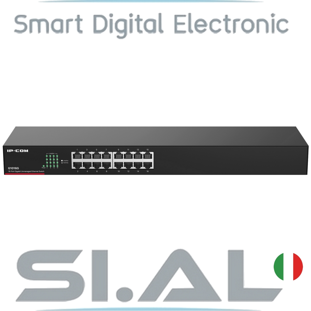 G1016G Gigabit Ethernet Switch IP-COM 16 PORTE