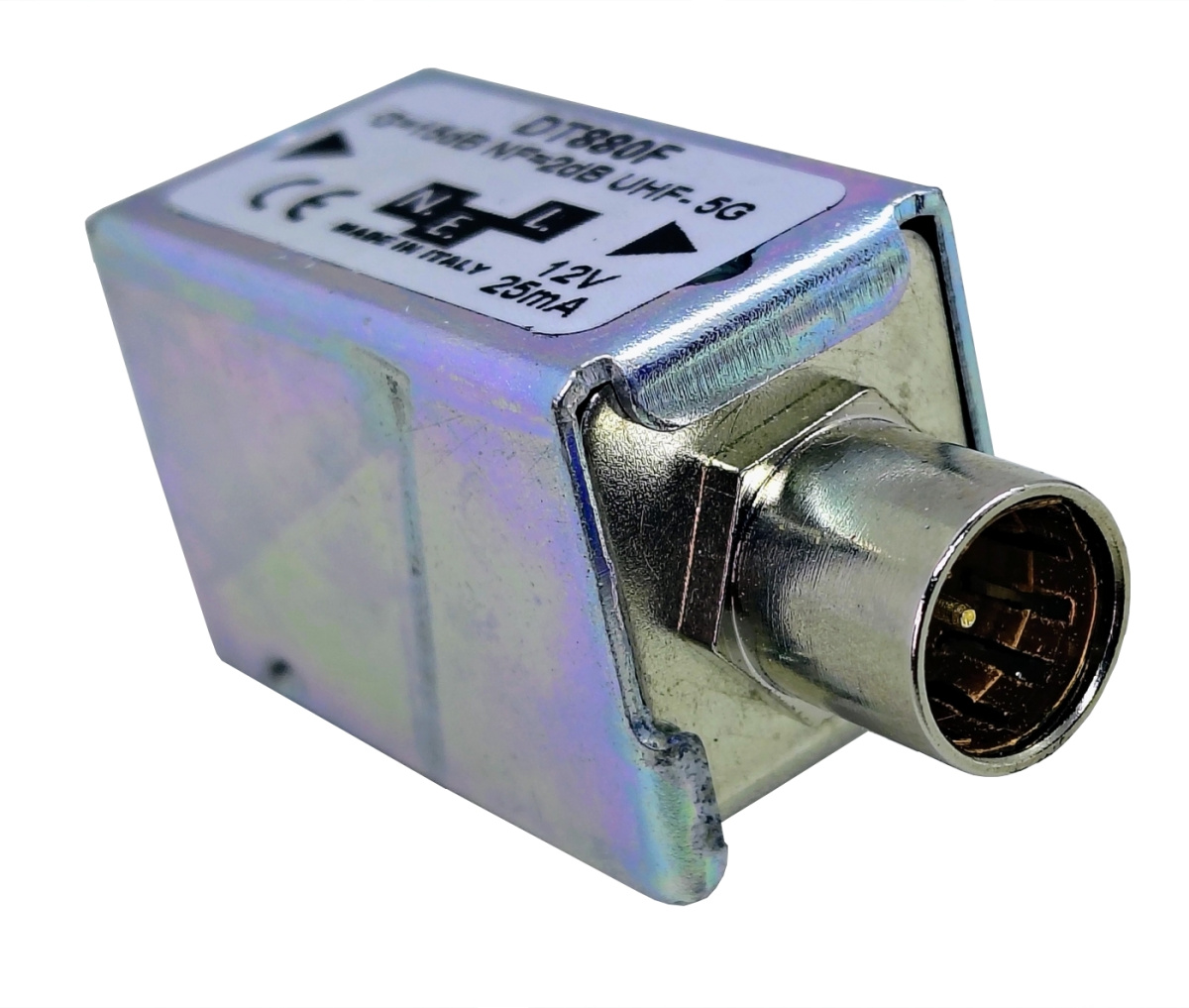 DT880F N.E.L. Elettronica: guadagno 15dB in banda UHF