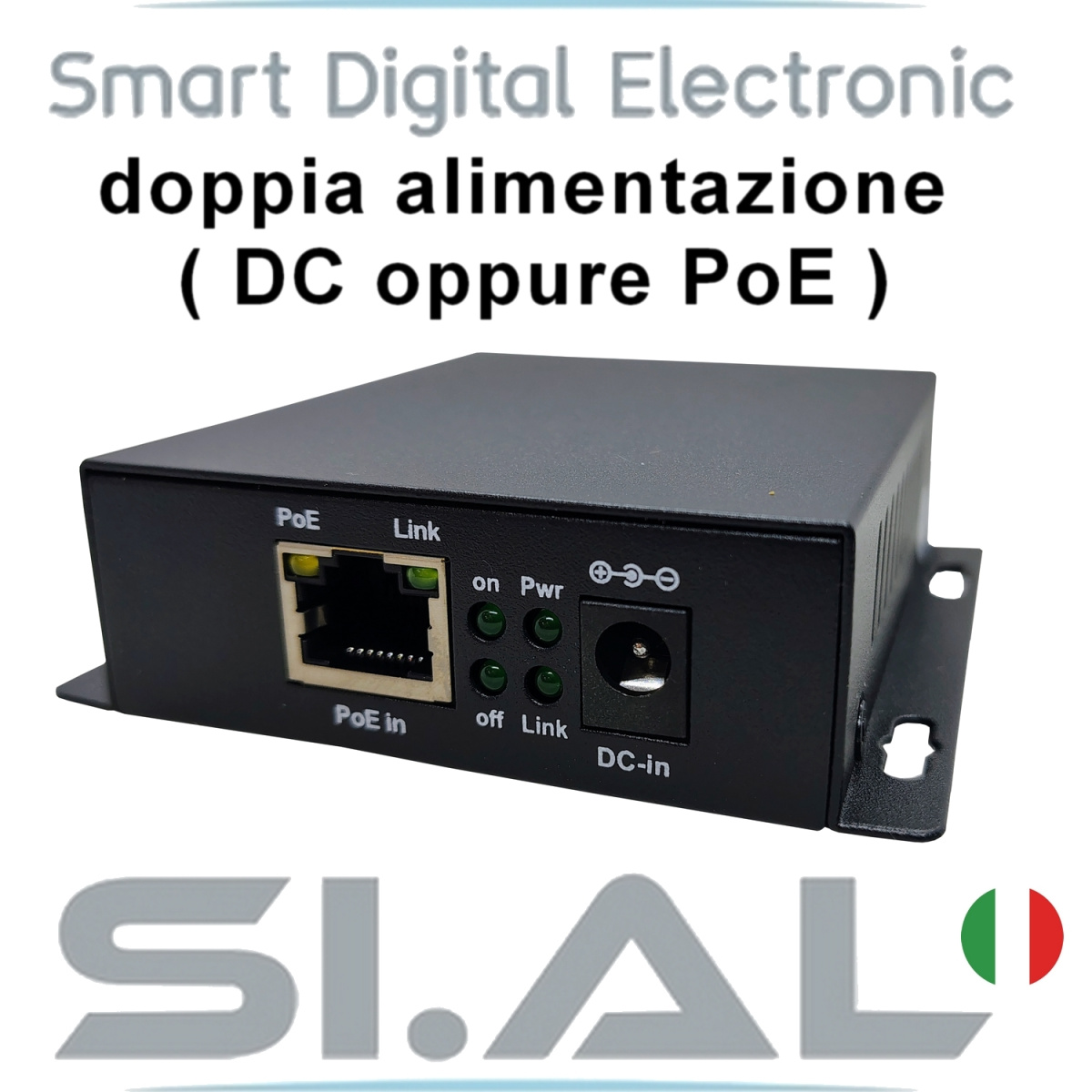 0955 ripetitore PoE 2 vie