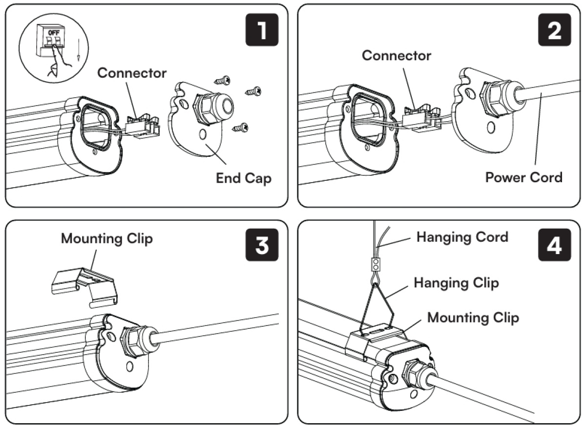 Come montare Plafoniera lineare a soffitto