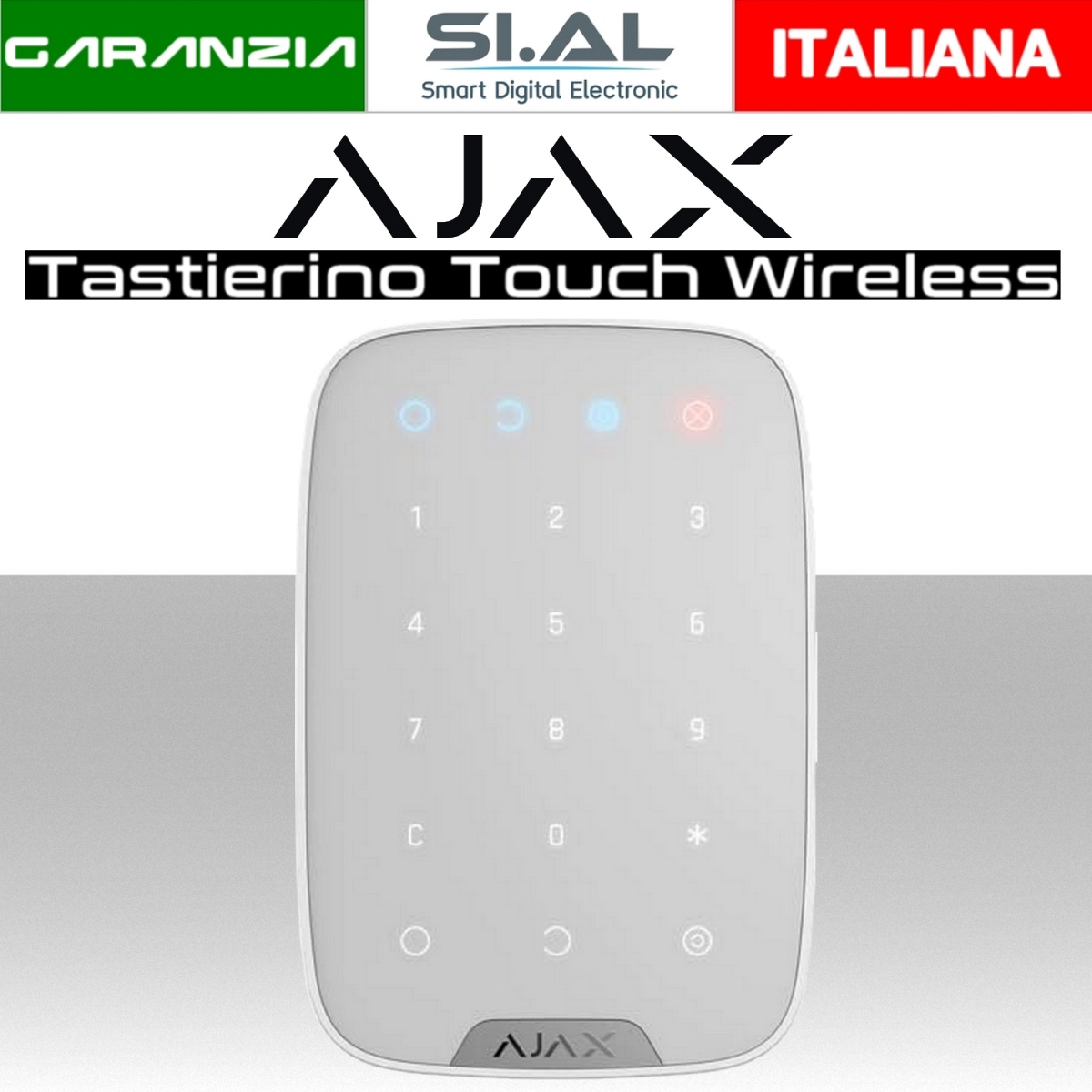 Tastierino ajax bianco 38249