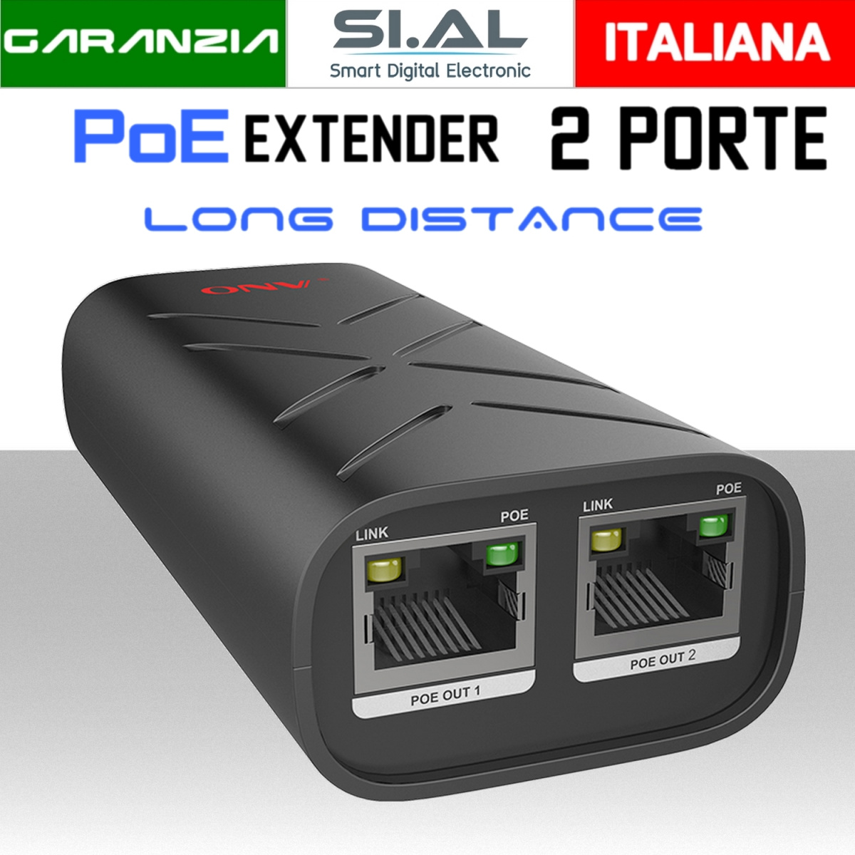 Extender Poe 2 uscite 