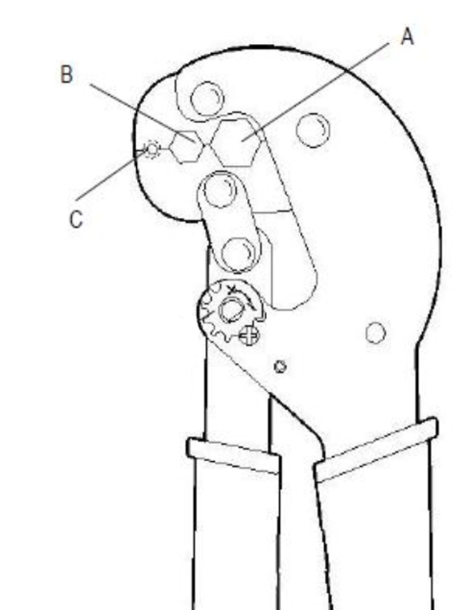 pinza per connettori a crimpare TV-SAT-RADIO