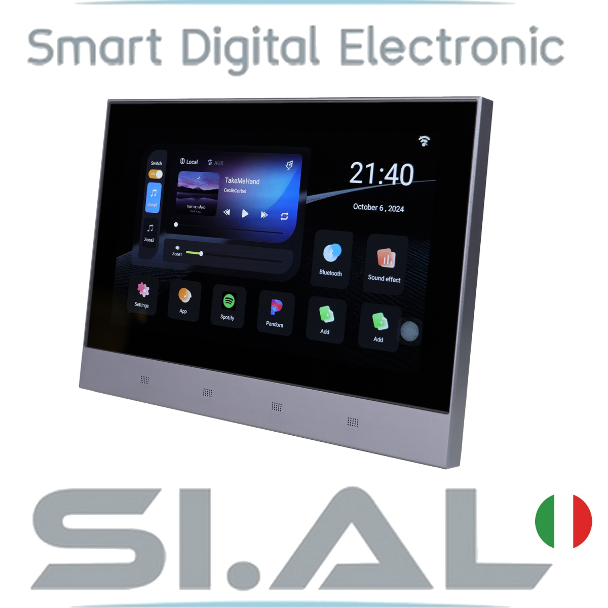 Amplificatore Audio da Parete 8 canali