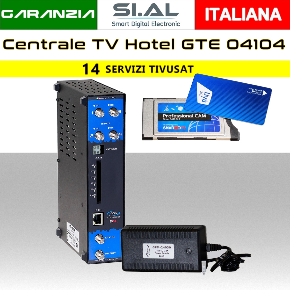 tivusat centrale GDS gte-04104
