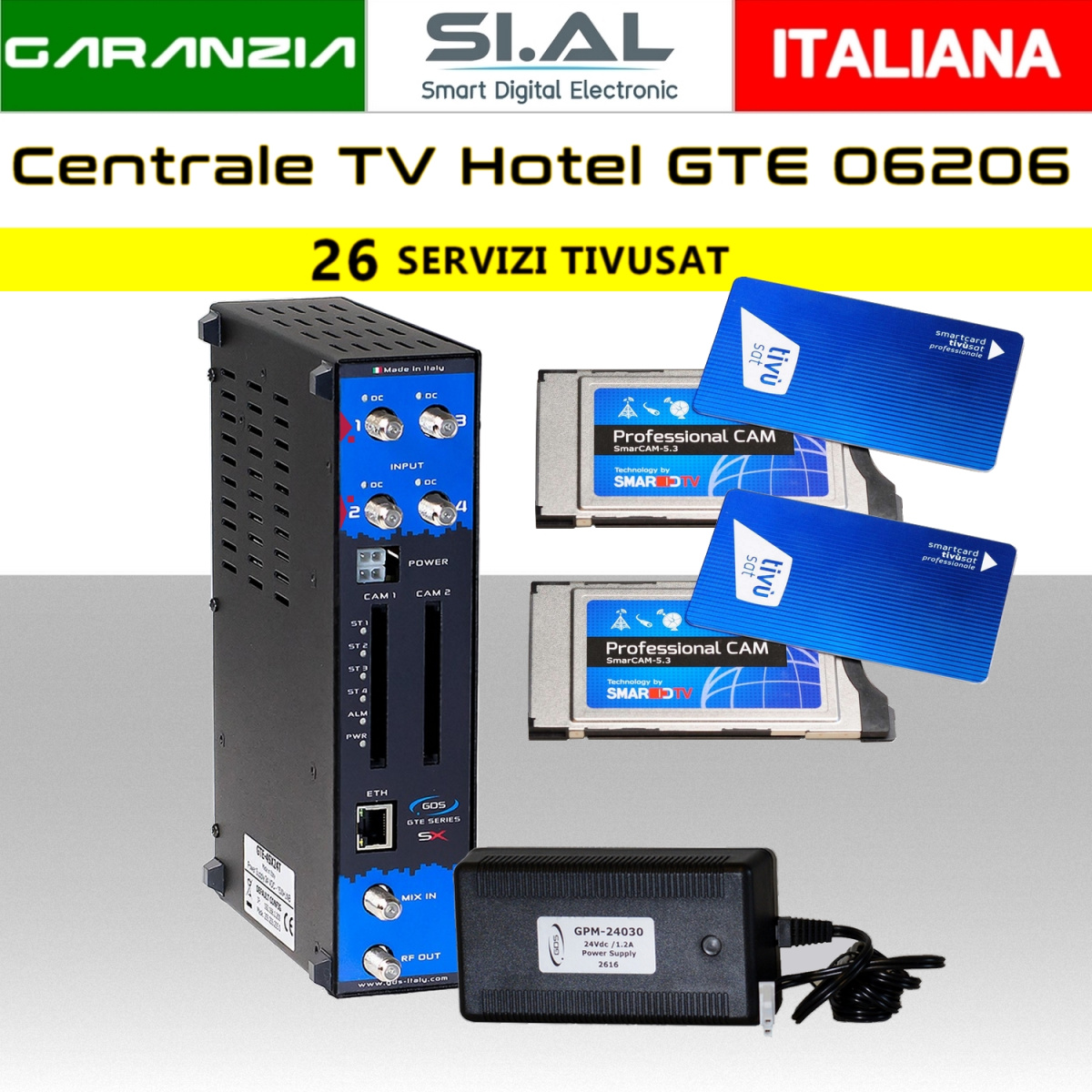 tivusat centrale GDS gte-06206