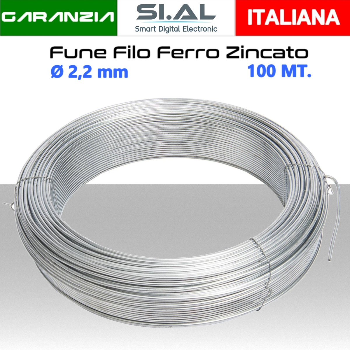 Fune filo di ferro zincato A081700