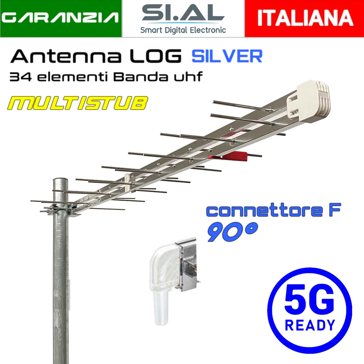 Antenna log 34 elementi UHF