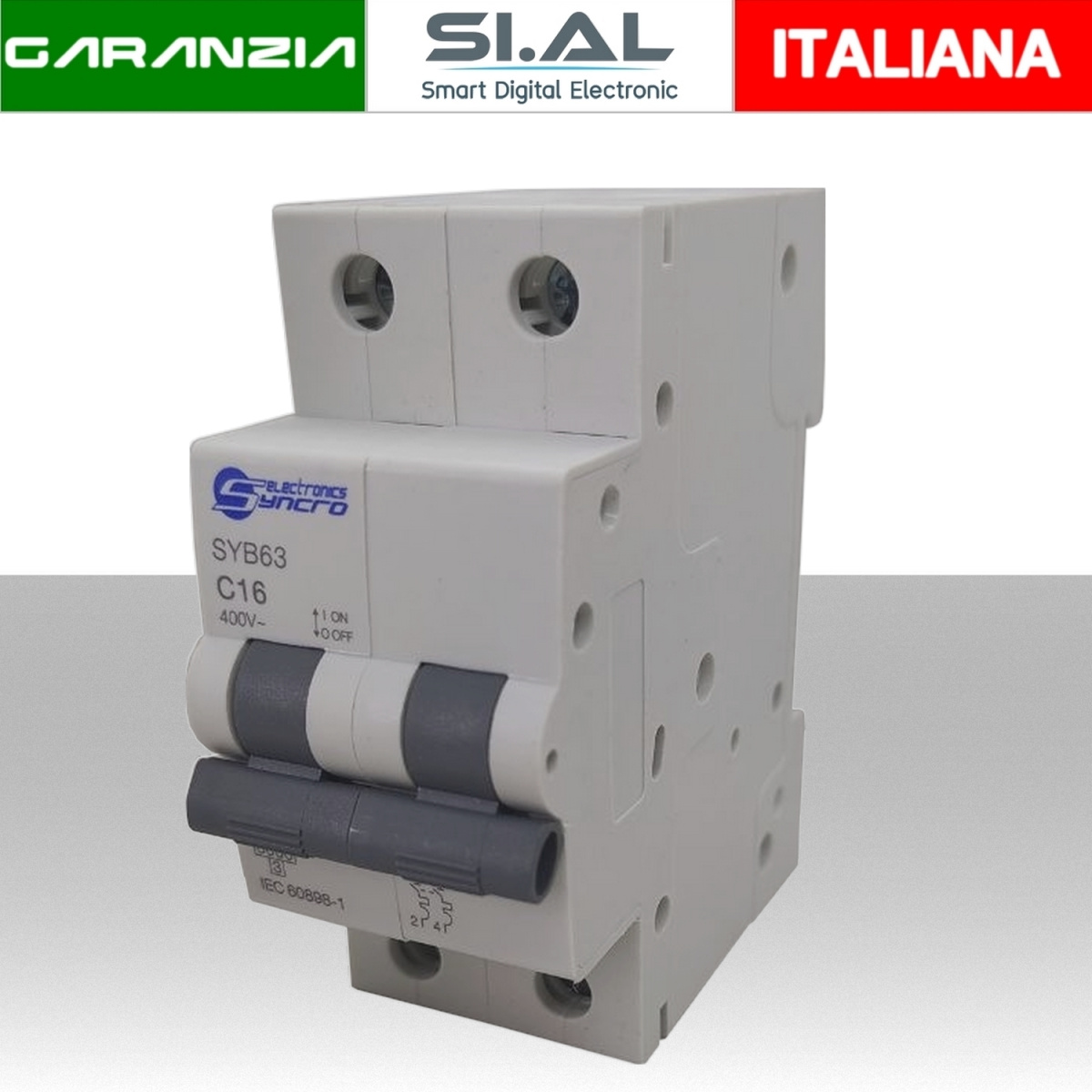 Magnetotermico 16a due moduli 