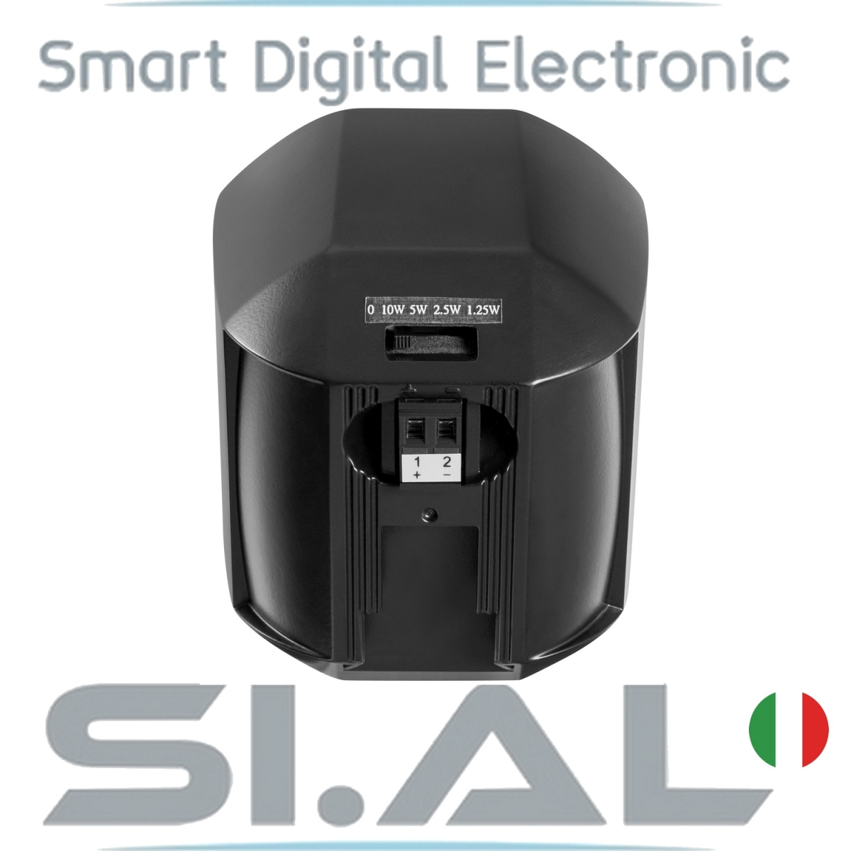 Coppia diffusori 20W neri 