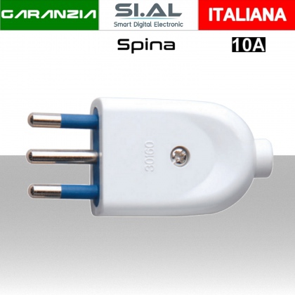 Spina s11 assiale 10A  bianca