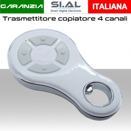 Radiocomando cancelli Key Automation a 4 canali frequenza 433MHz SUB-44WN