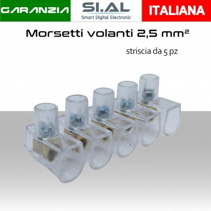 Morsetti elettrici volanti per cavi elettrici da 2,5 mm²