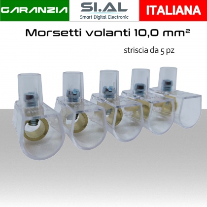 Morsetti elettrici volanti per cavi elettrici da 10,0 mm²