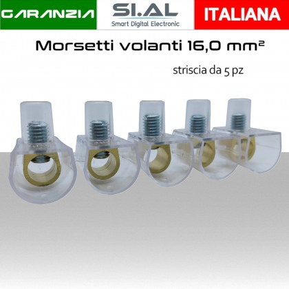 Morsetti elettrici volanti per cavi elettrici 16,0 mm²