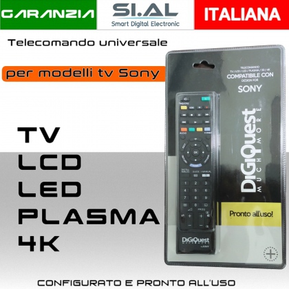 Telecomando universale digiquest per tv Sony