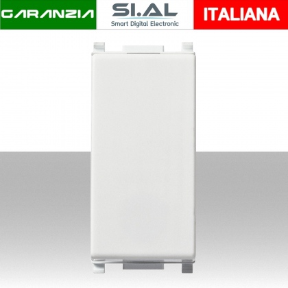 Interruttore unipolare Vimar 1P 10AX bianco 10A 250V Plana 14000