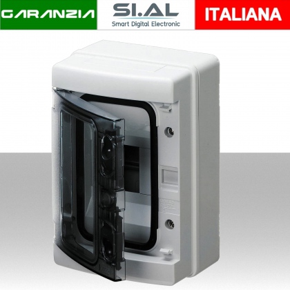 Quadro elettrico stagno 4 moduli Gewiss GW40101 protezione IP65 