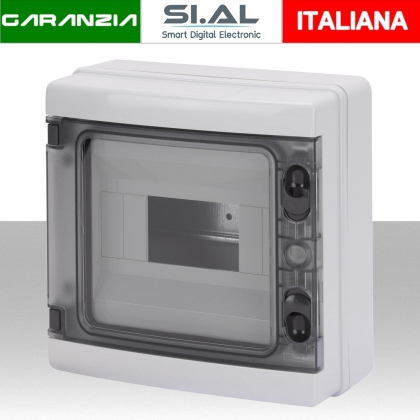 Quadro elettrico stagno 8 moduli Gewiss GW40102 protezione IP65 