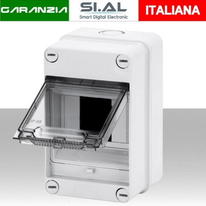 Quadro elettrico 4 moduli Gewiss GW40001 protezione IP55