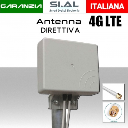 Antenna 4G direttiva internet MiMo per router modem wifi sim aumenta il speed test DOWNLOAD e UPLOAD