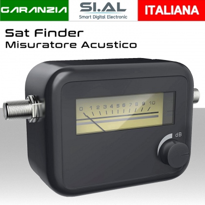Sat Finder con scala graduata e segnalatore acustico
