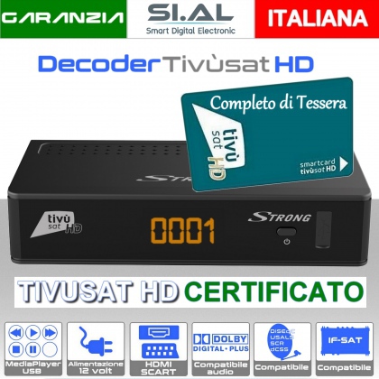 Decoder certificati tivùsat - tivùsat