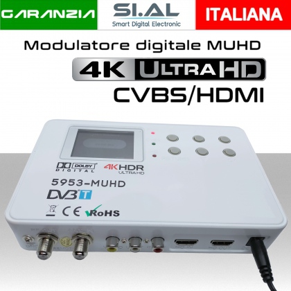 Modulatore HDMI 4K digitale CVBS/HDMI passante 