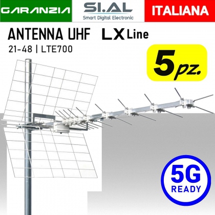 Antenna UHF 5G Ready Emme Esse LxLINE 44LX45G  PACK 5pz.