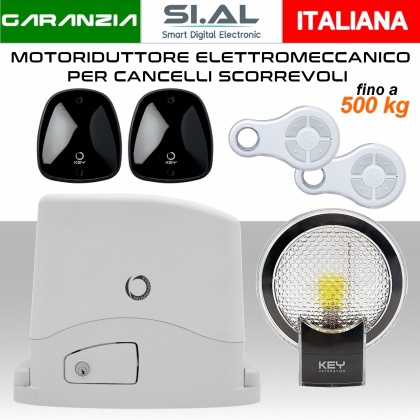 Motore per cancelli scorrevoli 500 kg. KEY Automation KSC52ES