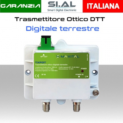 Trasmettitore Ottico segnale DTT in fibra ottica