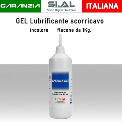 GEL scorricavo lubrificante flacone liquido incolore per posa cavi