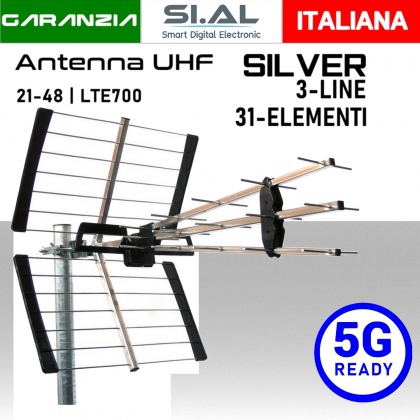 Antenna UHF 5G Ready 3-LINE  31 elementi  Emme Esse 