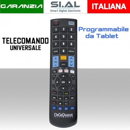 Telecomando universale programmabile 4 in 1 TV,STB,VCR,DVB-T2,DVB-S2