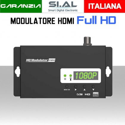 Modulatore HDMI digitale RF 1080p FULL HD in DVB-T MPEG-4